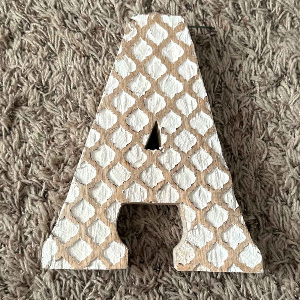 Wooden A Decor